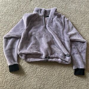 Calvin Klein Cozy Lavender Sherpa Pullover
